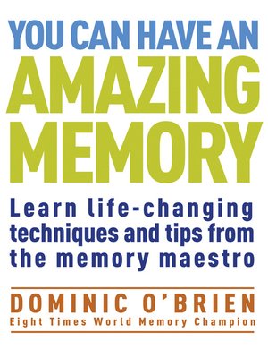 cover image of You Can Have an Amazing Memory